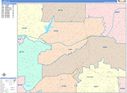 La Mesa  Map Book Color Cast Style